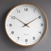 Cauzac™ Nordic Minimalist Round Wooden Wall Clock