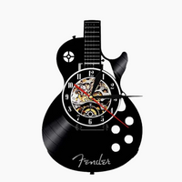 Cauzac™ Music Lover's Vinyl Guitar Wall Clock
