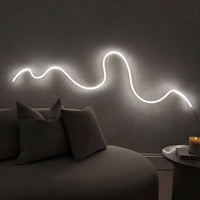 Versatile led strip lighting setup showcasing warm white led strips in a modern room