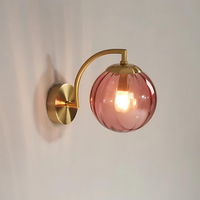 Cauzac™ Modern Glass Globe Wall Lamp for Elegant Interiors