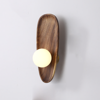 Cauzac™ Natural Wood Wall Light for a Cozy Atmosphere