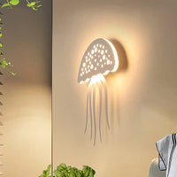 Decorative wall light featuring a jellyfish lamp design with LED wall lights for indoor use