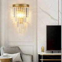 Cauzac™ Elegant Crystal Wall Lamp – Enhance Your Home