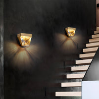 Modern LED wall light in a living room setting