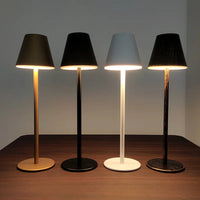 Rechargeable USB wireless dimmable table lamp with bedside USB port