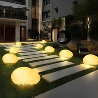 LED garden lighting with outdoor lamps and patio lights