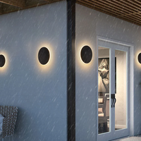 Cauzac™ Sleek LED Outdoor Wall Light - Minimalist Round Design