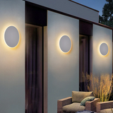 Cauzac™ Sleek LED Outdoor Wall Light - Minimalist Round Design