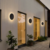 Cauzac™ Sleek LED Outdoor Wall Light - Minimalist Round Design