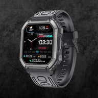 A modern smartwatch displaying health tracking features