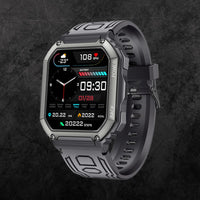 A modern smartwatch displaying health tracking features