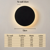 Cauzac™ Sleek LED Outdoor Wall Light - Minimalist Round Design