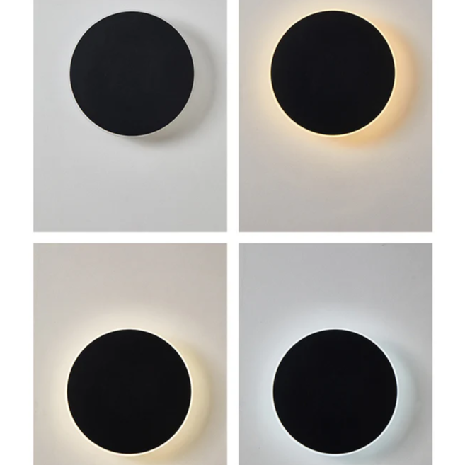 Cauzac™ Sleek LED Outdoor Wall Light - Minimalist Round Design