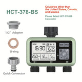 Cauzac™ 3-Way Adjustable Water Timer with Program Control – Battery Operated, Ideal for Garden Irrigation and Plant Cultivation