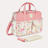 Cauzac™ Versatile Floral Diaper Bag for Busy Parents