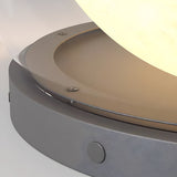 Cauzac™ Contemporary Outdoor Pillar Lamp with Dual Power Options