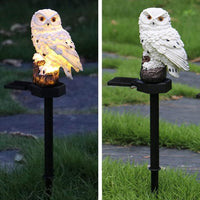 Cauzac™ Eco-Friendly Owl Solar Garden Light for Elegant Outdoors