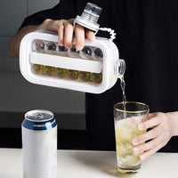 Cauzac™ Space-Efficient Ice Cube Maker for Refreshing Delights at Home