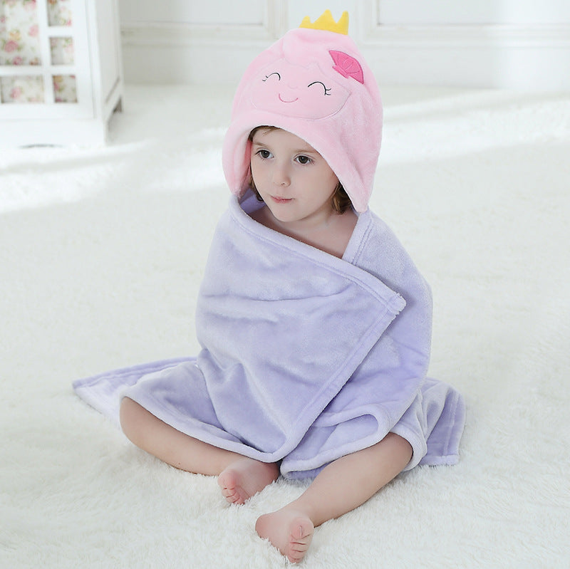 Cauzac™ Cosy Hooded Children's Bathrobe – Soft & Quick-Drying Comfort