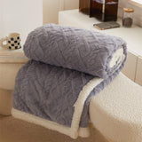 Cauzac™ Ultra-Soft Reversible Sherpa Fleece Blanket for Ultimate Comfort