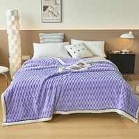 Cauzac™ Cozy 3D Turtle Shell Jacquard Throw Blanket