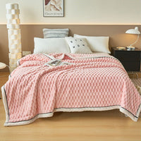 Cauzac™ Cozy 3D Turtle Shell Jacquard Throw Blanket