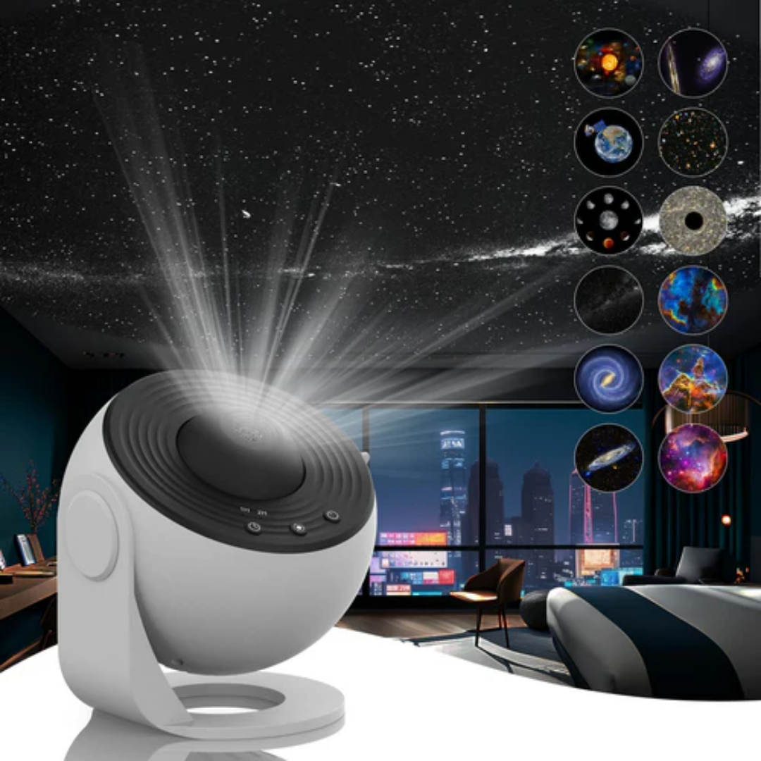 Cauzac™ 360° Galaxy Projector – Bring the Cosmos into Your Home