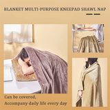 Cauzac™ Cozy Flannel Heated Throw Blanket for Comfort and Warmth