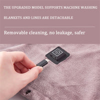 Cauzac™ Cozy Flannel Heated Throw Blanket for Comfort and Warmth