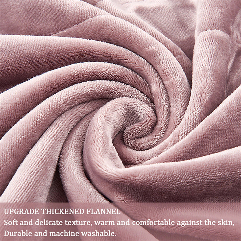 Cauzac™ Cozy Flannel Heated Throw Blanket for Comfort and Warmth