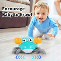 Cauzac™ Crawling Crab™ + Multifunctional Baby Pillow – Fun, Movement, and Development