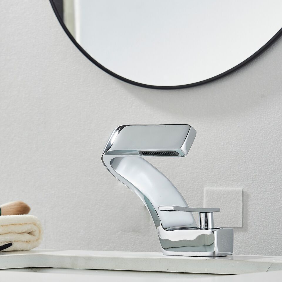 Cauzac™ Stylish Waterfall Bathroom Tap – Luxe Cascading Water Flow Mixer