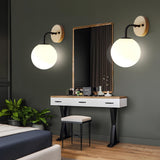modern led wall lights illuminating an indoor living room