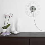 LED modern wall clock with contemporary design and sleek style