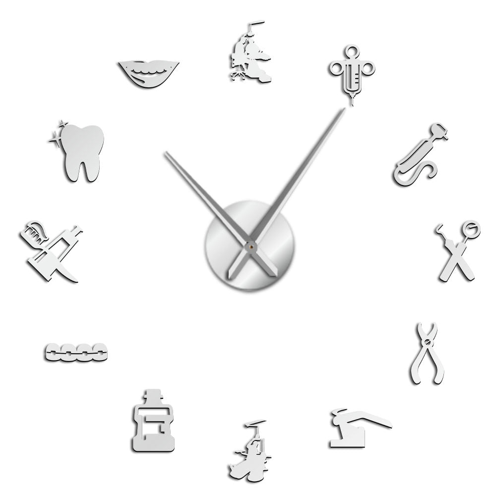 Cauzac™ Elegant Wall Clock for Dentist Offices