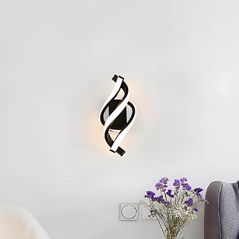 Cauzac™ Sleek Spiral LED Wall Light for Modern Elegance
