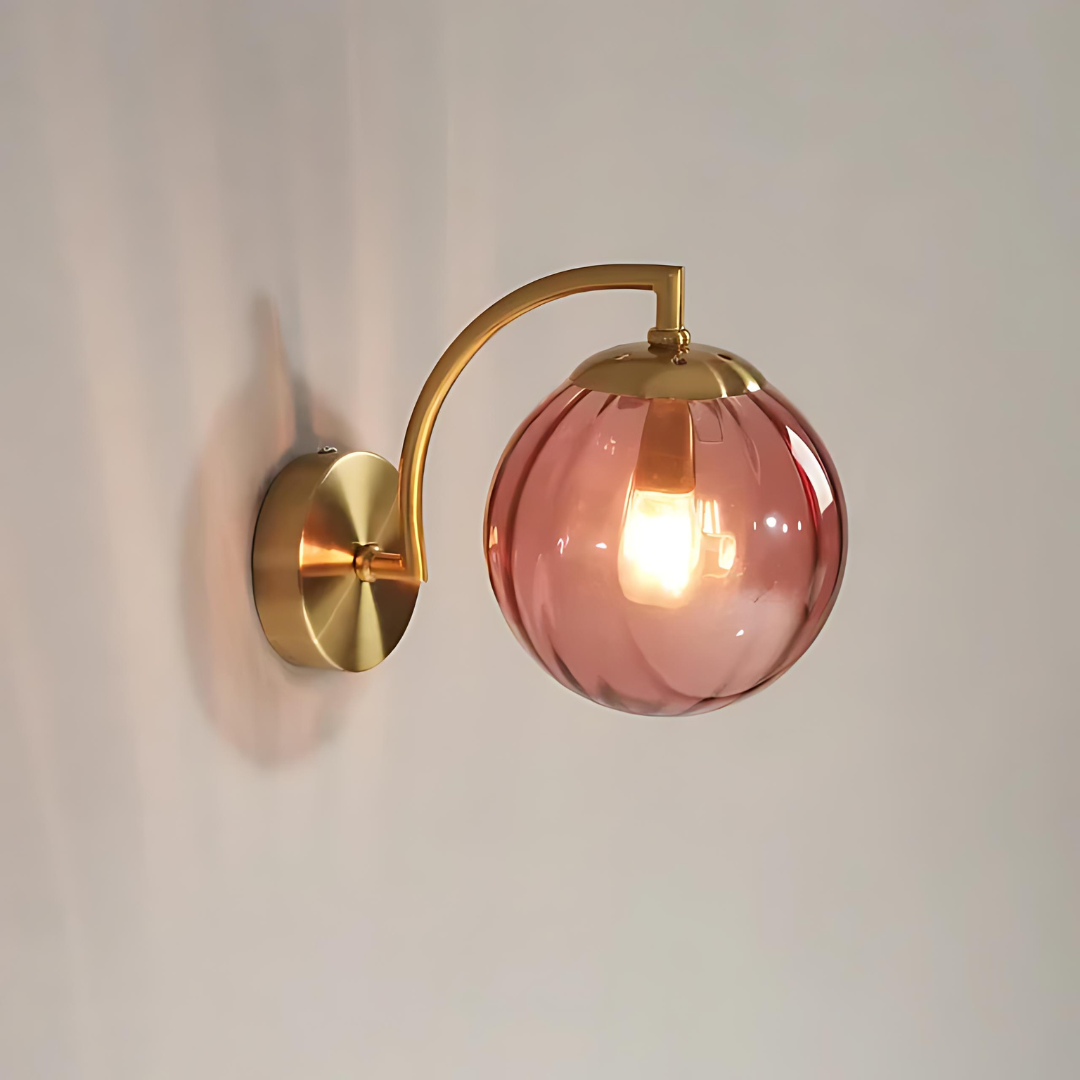 Cauzac™ Modern Glass Globe Wall Lamp for Elegant Interiors