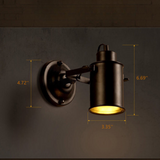 Cauzac™ Adjustable Wrought Iron Wall Light for Stylish Illumination