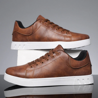 Cauzac™ Men's Premium Leather Sneakers - Timeless Style and Comfort