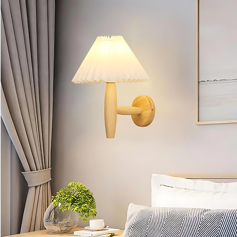 Cauzac™ Scandinavian Modern Wood Wall Lamp