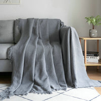 Cauzac™ Breathable Soft Knit Throw Blankets for Cozy Living