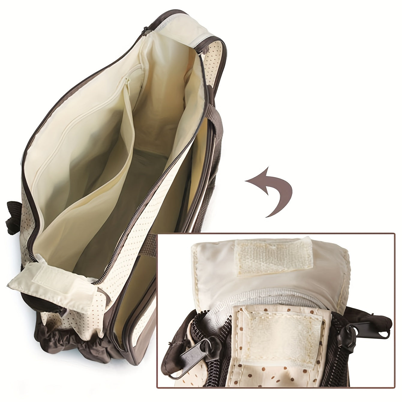 Cauzac™ Essential Baby Organizer Bag with Spacious Storage