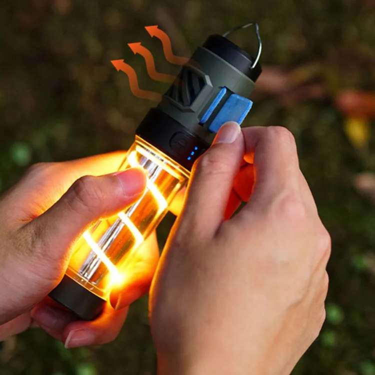 Portable and weatherproof mosquito repellent lamp with eco-friendly features