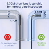 Cauzac™ 8mm Single Lens Industrial Endoscope with 4.3-inch IPS LCD - Waterproof Camera for Automotive and Plumbing Assistance