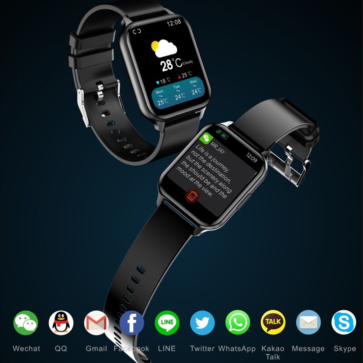 Cauzac™ Advanced Smartwatch — Elevate Your Digital Experience