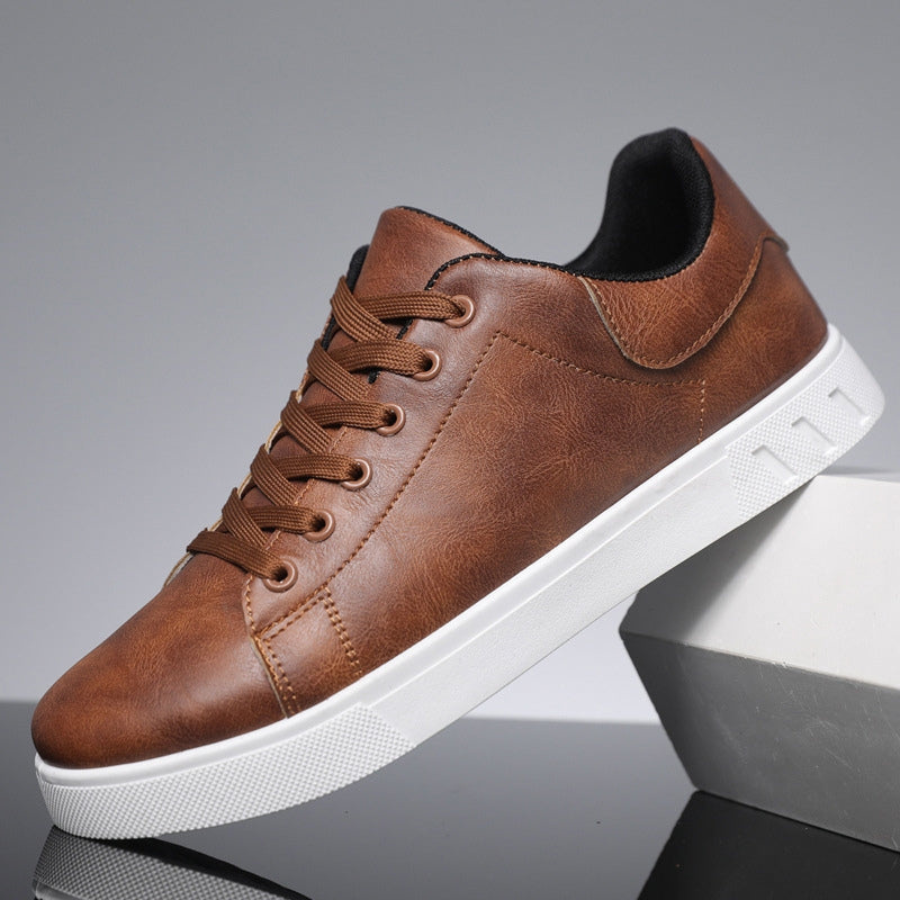 men's leather sneakers, leather shoes for men, men's casual shoes, leather trainers men