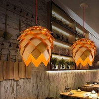 Cauzac™ Handcrafted Pinecone Wooden Pendant Lamp