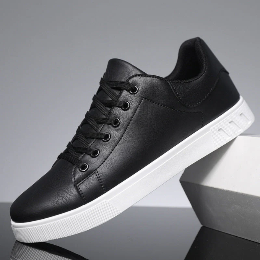Cauzac™ Men's Premium Leather Sneakers - Timeless Style and Comfort