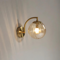 Cauzac™ Modern Glass Globe Wall Lamp for Elegant Interiors