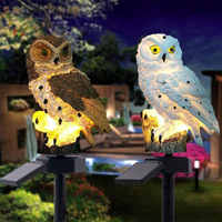 Cauzac™ Eco-Friendly Owl Solar Garden Light for Elegant Outdoors